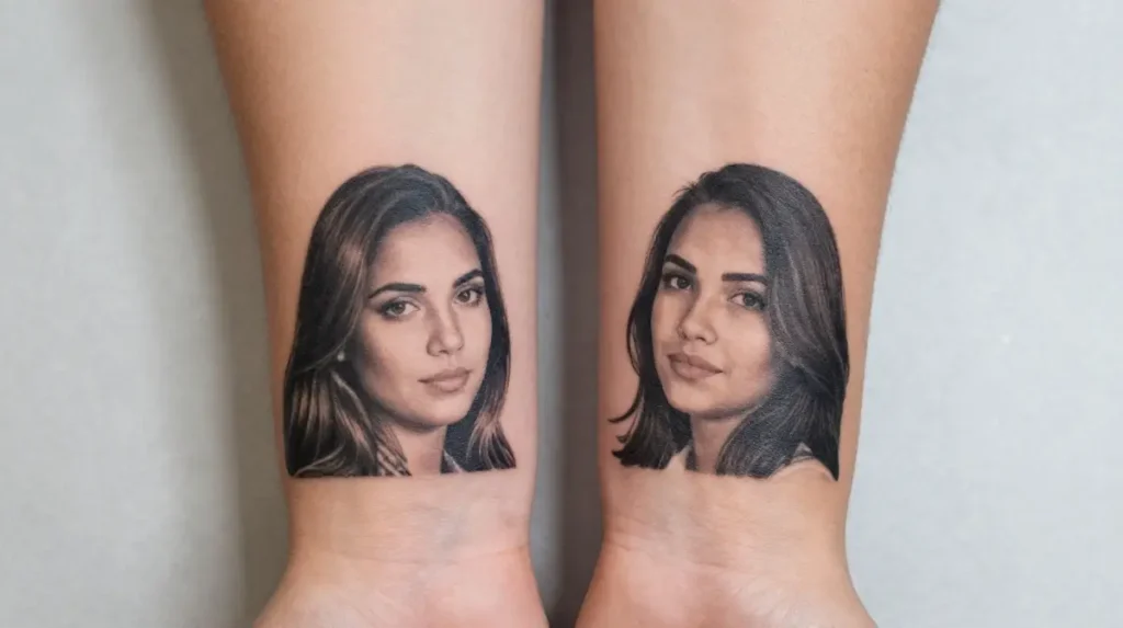 Complementary Half Design Tattoos