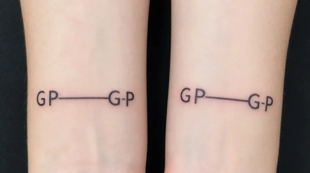 Coordinates Couples Tattoo
