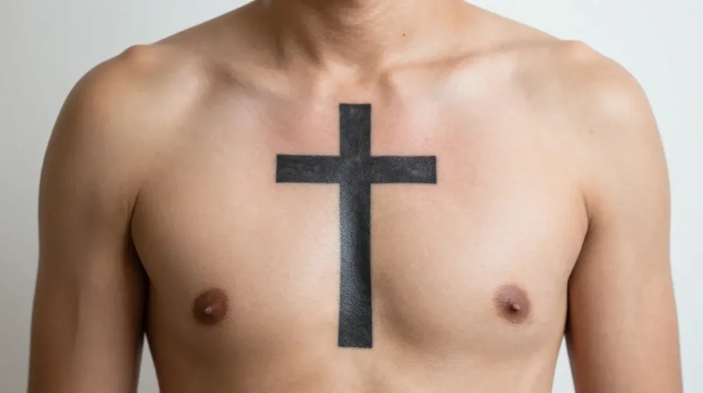 Cross Tattoo Aftercare for Men