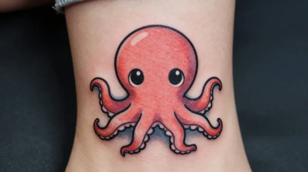 Cute Octopus Tattoo