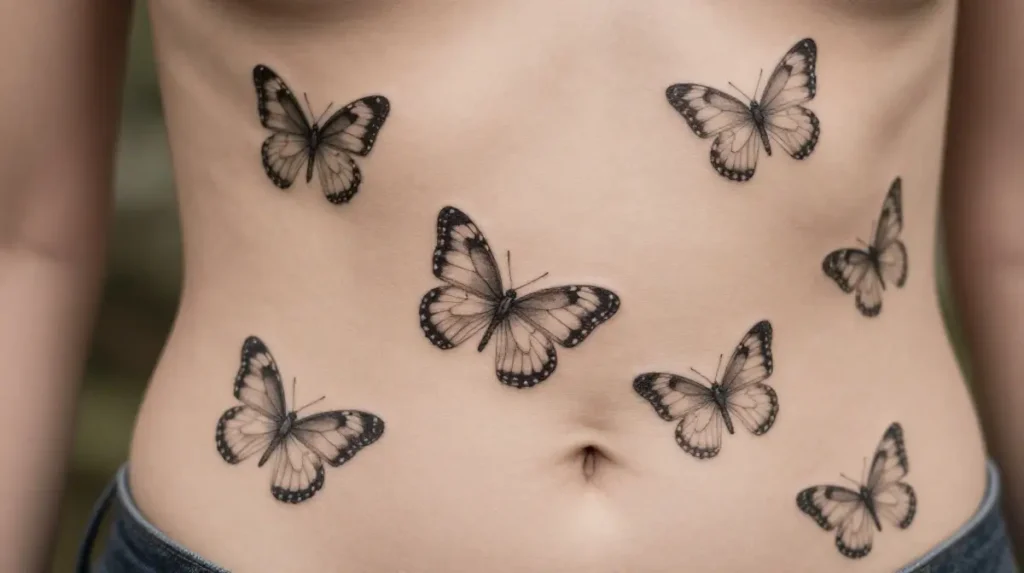 Delicate Butterfly Garden