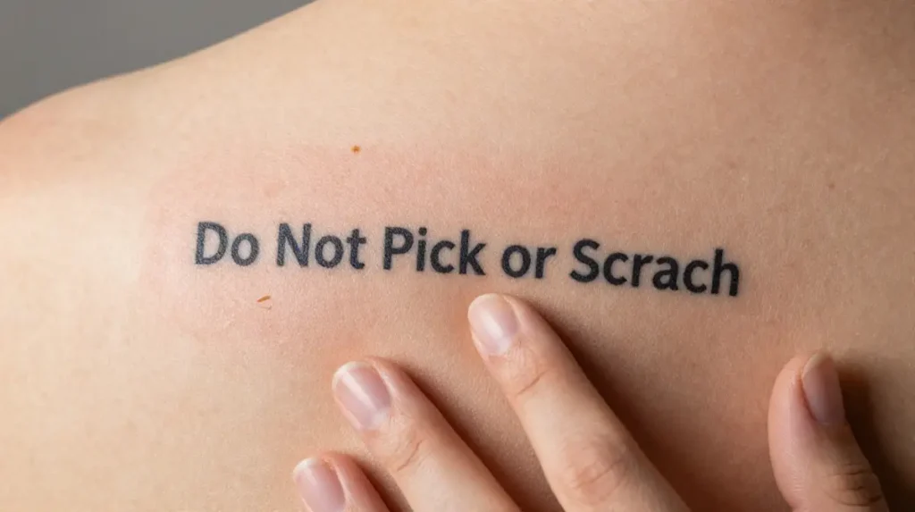 Do Not Pick or Scratch