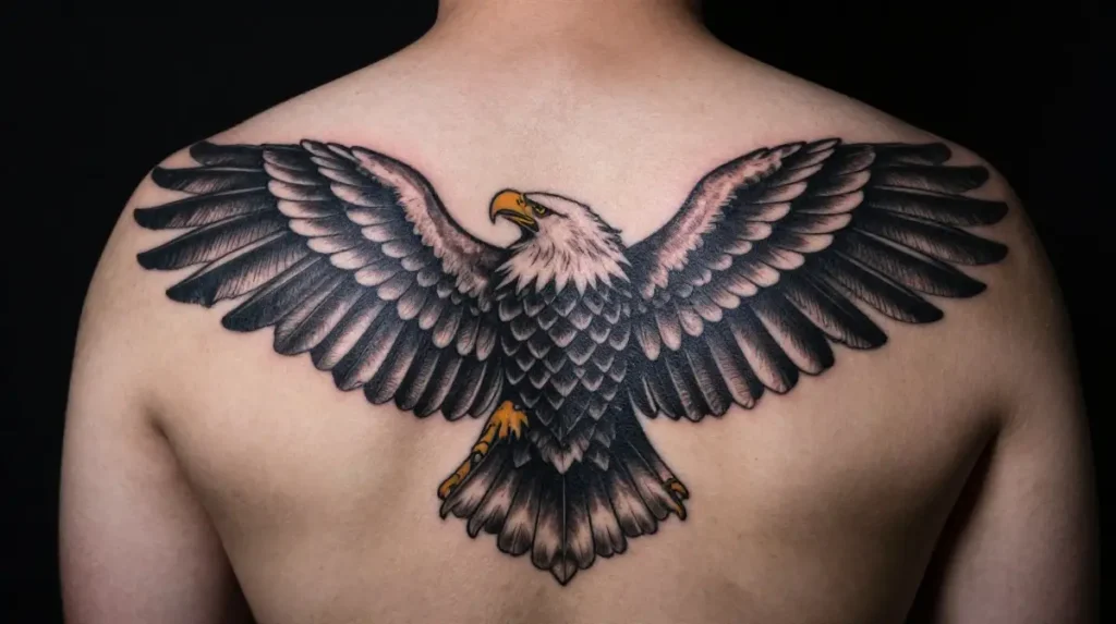 Eagle Back Tattoo