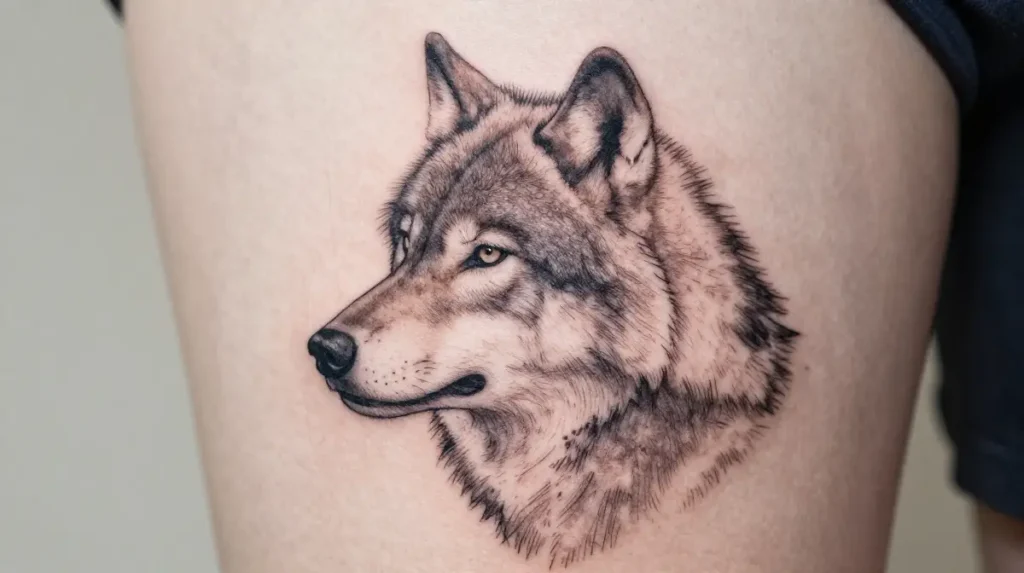 Fine Line Animal Portrait