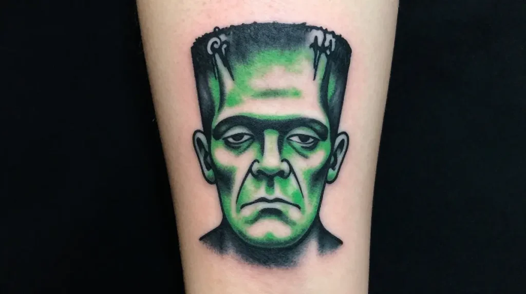 Frankenstein and Classic Monster Tattoo