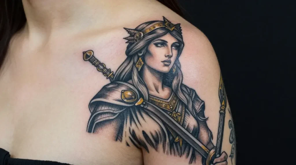Freya Goddess Tattoo