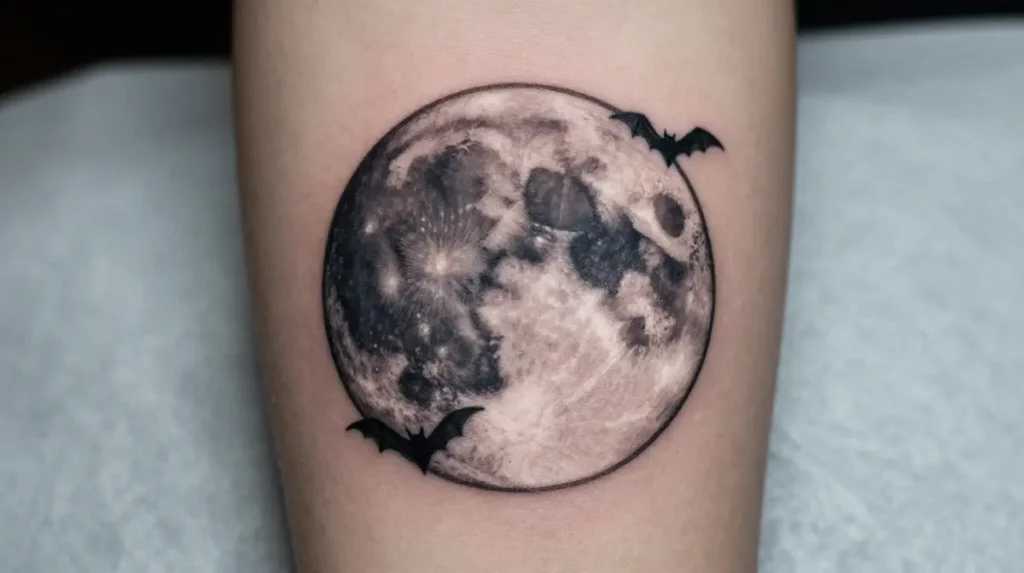 Full Moon Tattoo