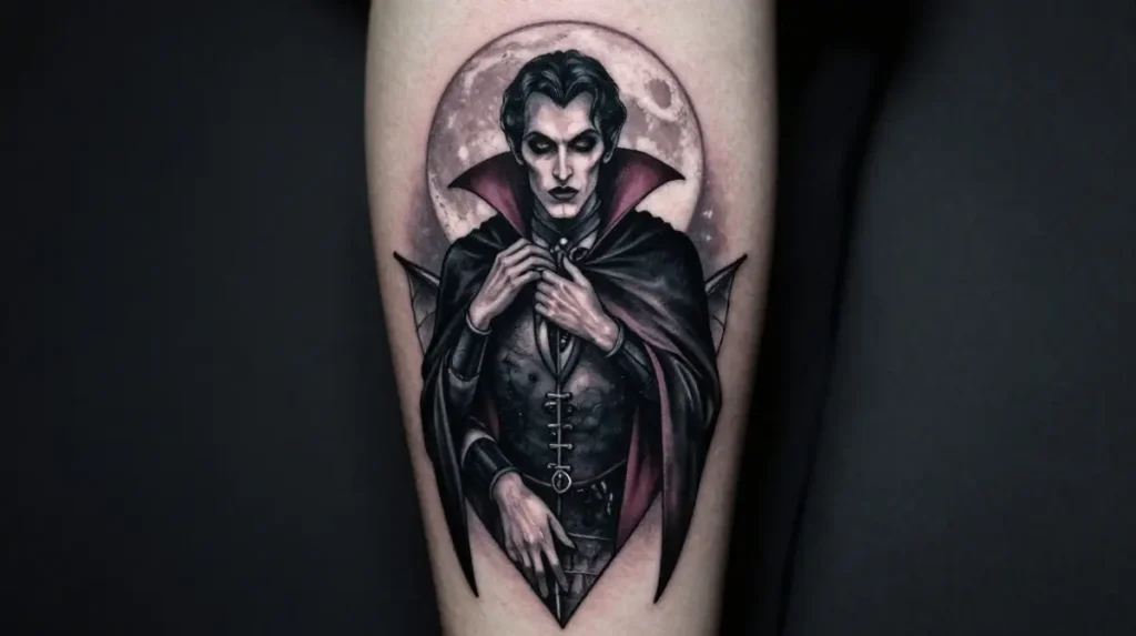 Gothic Vampire Tattoo