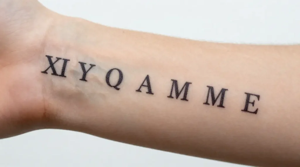 Grandchildren Birthdate Tattoos
