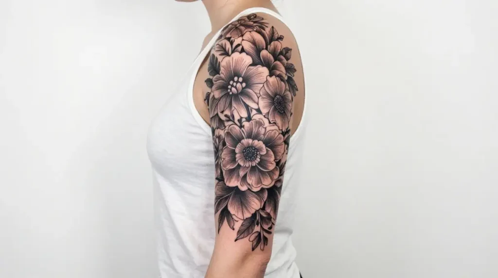 Half Sleeve Connection from Upper Shoulder