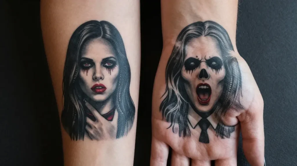 Horror Movie Matching Tattoos