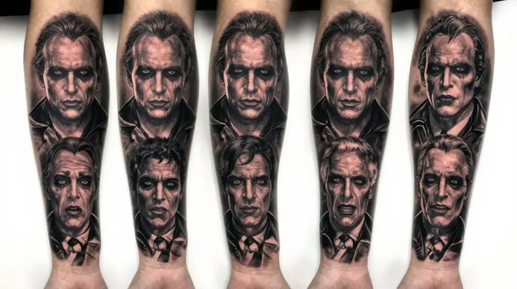 Horror Movie Villain Collage Sleeve