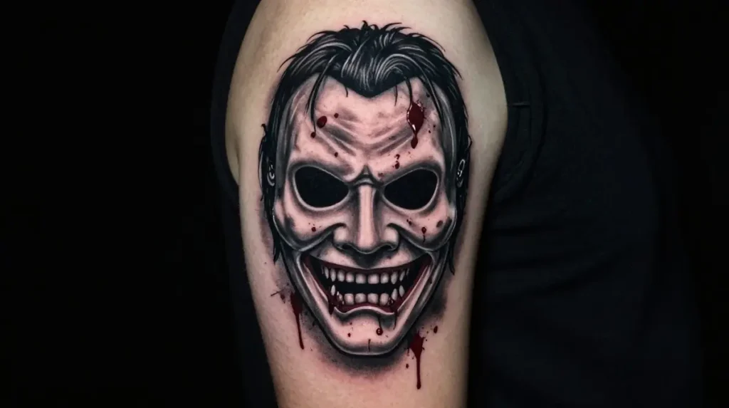 Horror Movie Villain Tattoo