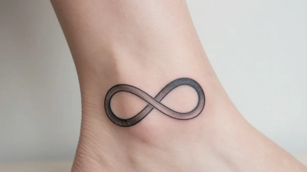Infinity Ankle Tattoo