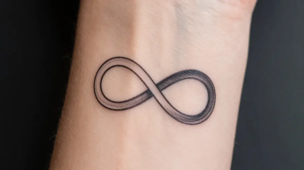 Infinity Symbol Wrist Tattoo