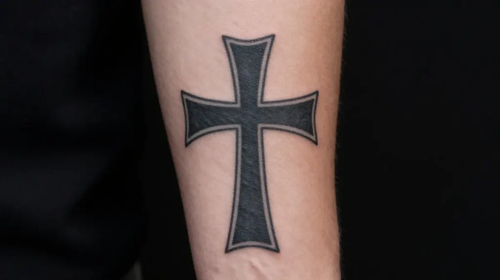 Iron Cross Tattoo for Men
