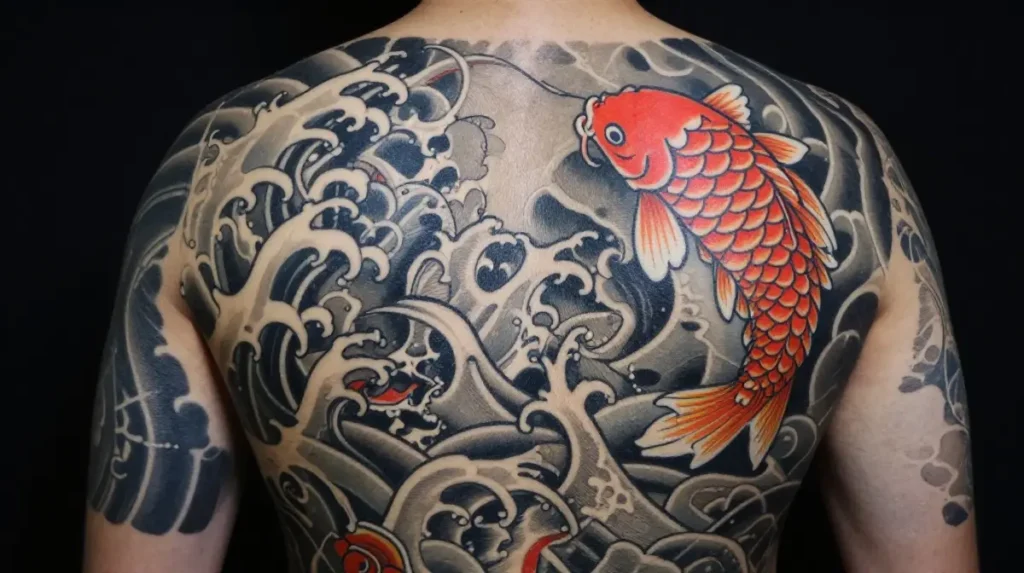 Japanese Back Tattoo Irezumi Style