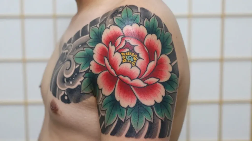 Japanese Peony Tattoo
