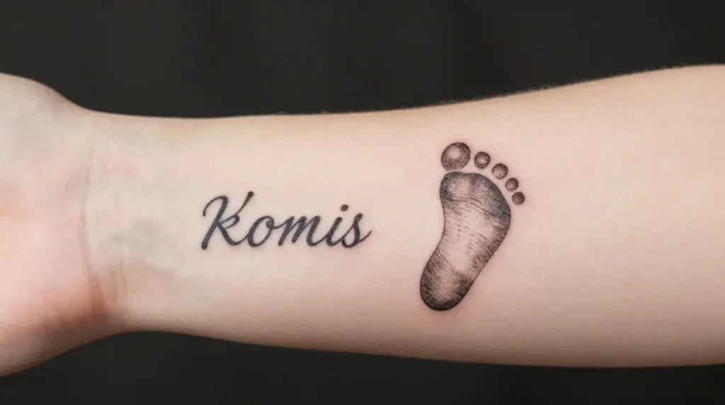 Kids Names with Footprints