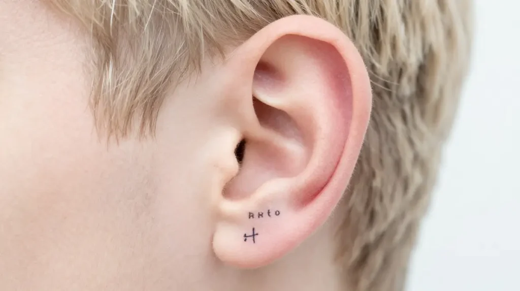 Let Them Tattoo Behind the Ear
