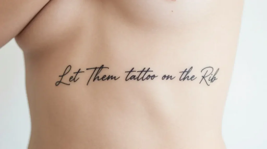 Let Them Tattoo on the Rib