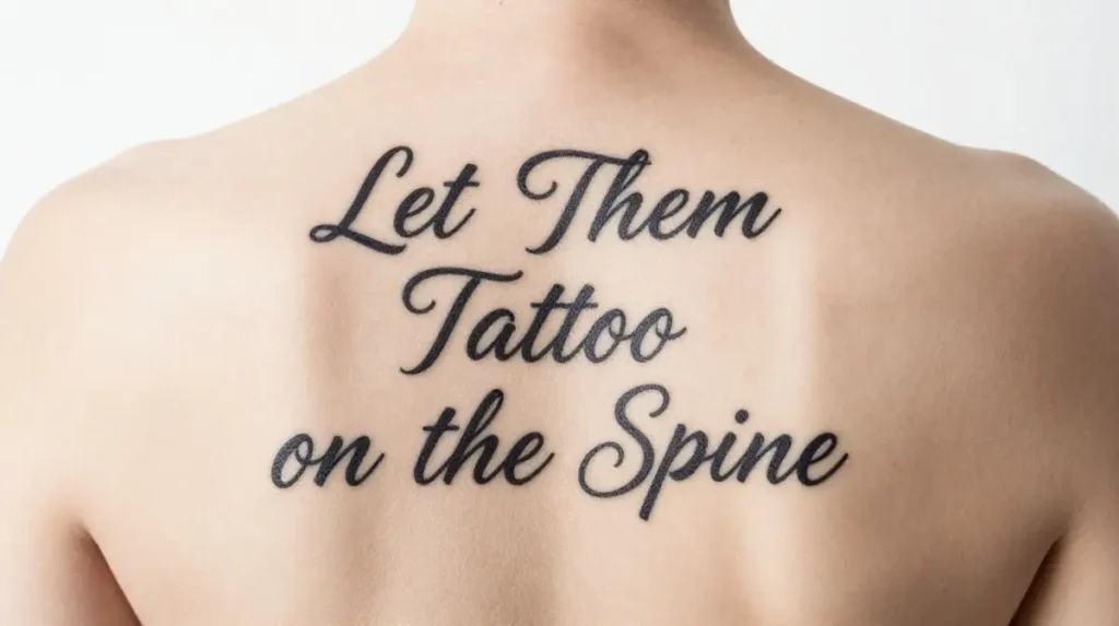 Let Them Tattoo on the Spine