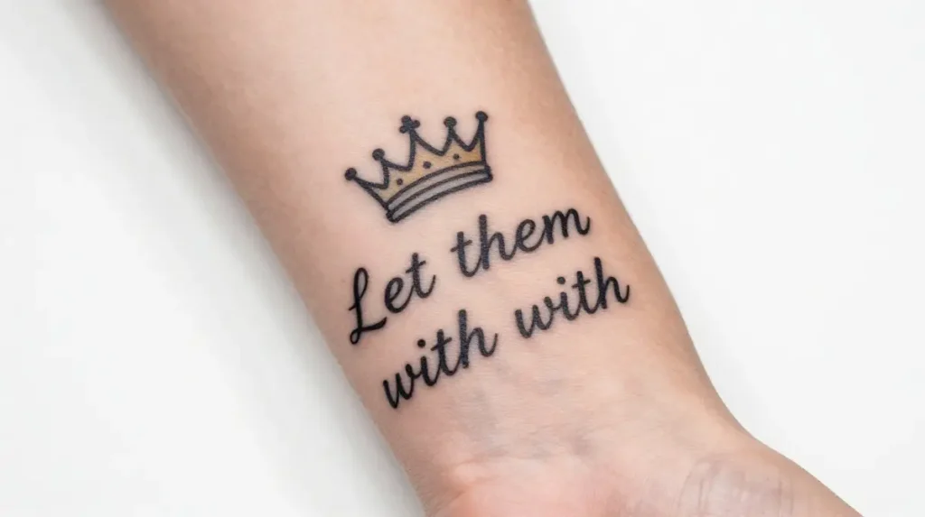 Let Them Tattoo with Crown