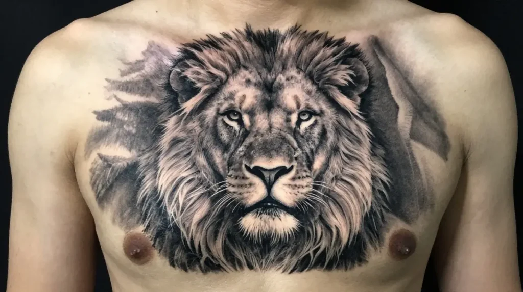 Lion Tattoo for Dad