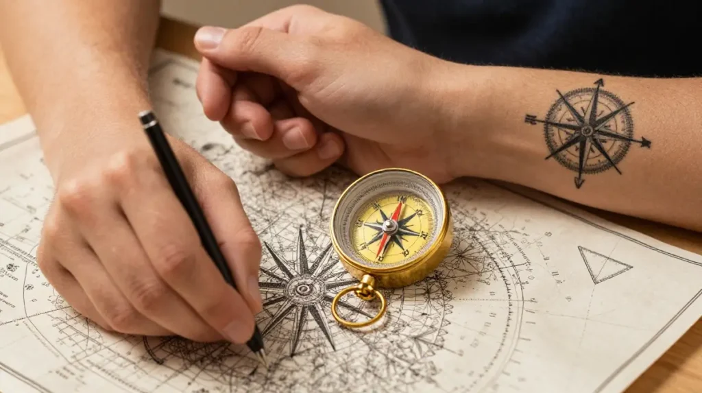 Matching Compass and Map