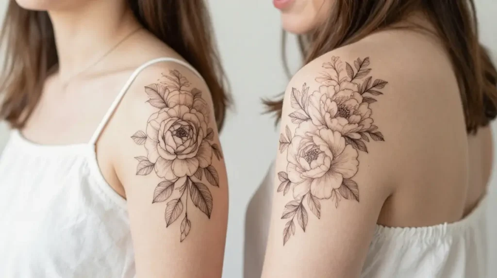 Matching Floral Design