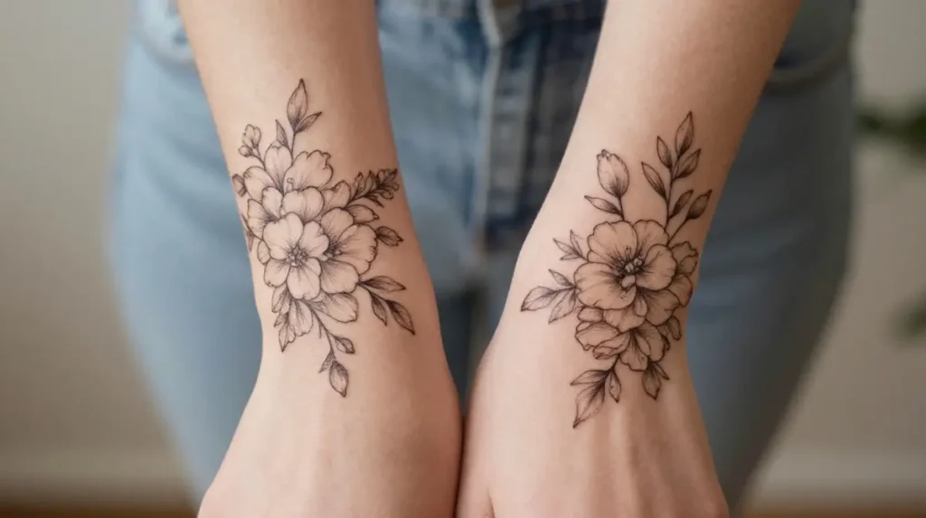Matching Floral Designs