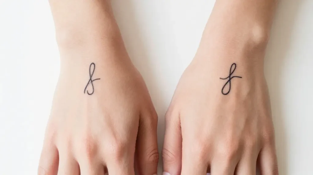 Matching Hand Tattoos for Women