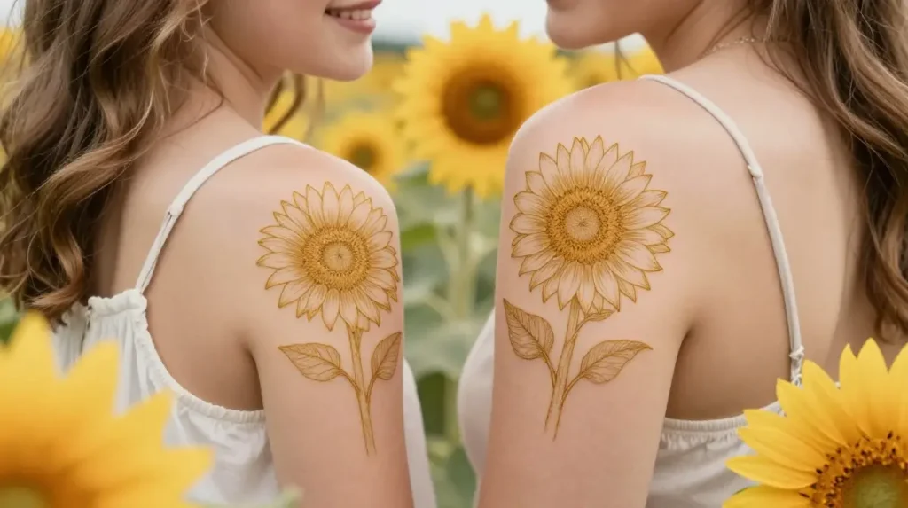 Matching Sunflowers