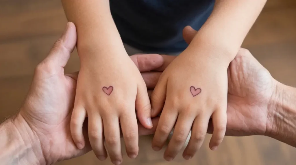 Matching Tattoos with Grandchildren