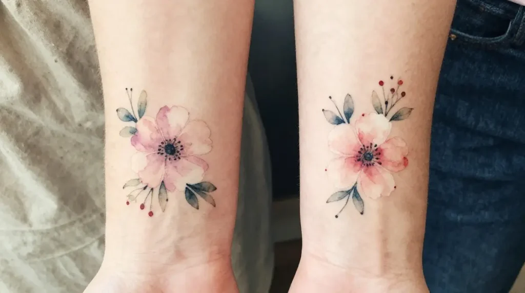 Matching Watercolor Style