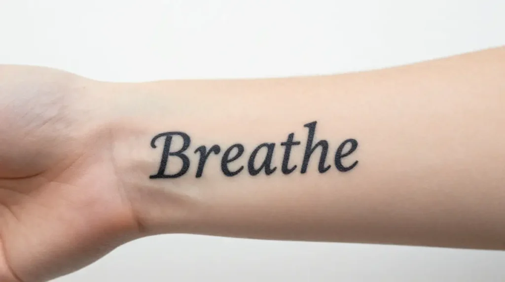 Meaningful Mental Health Tattoo for Anxiety or Depression