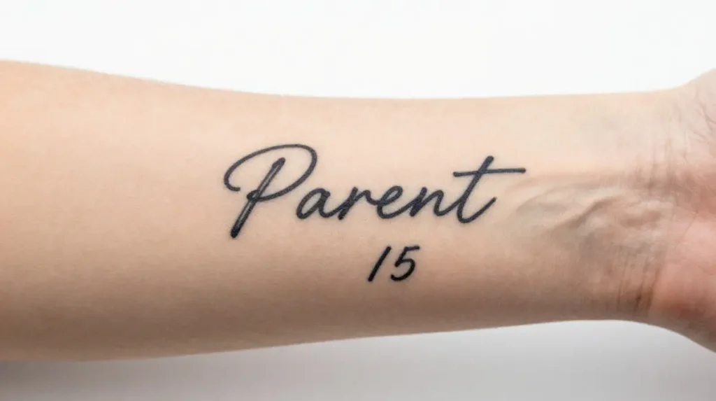 Meaningful Tattoo for a Parent