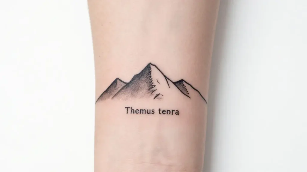 Mountain or Landscape Tattoo