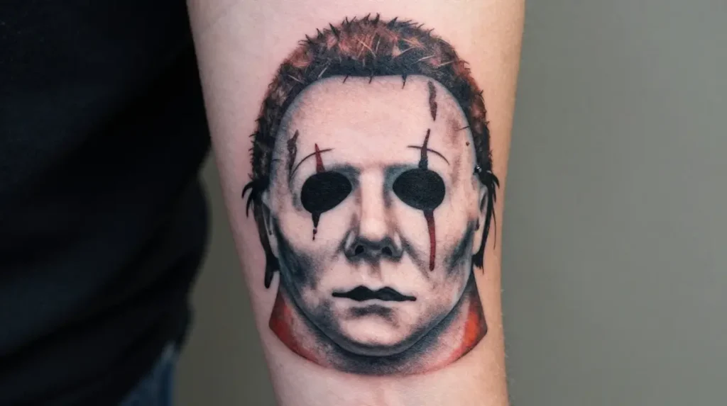 Myers Mask with Blood Drip Design