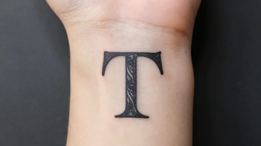 Name Initial Tattoo