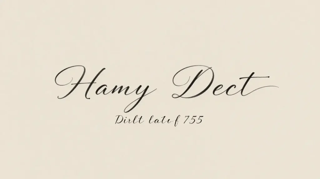 Name and Date Inscription Tattoo