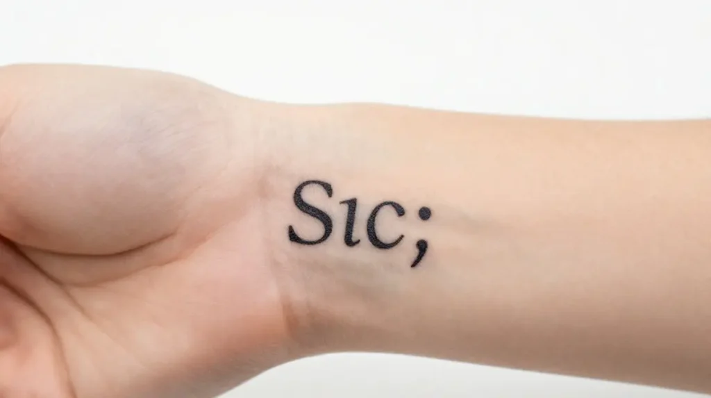 Name with Semicolon or Continuing Symbol