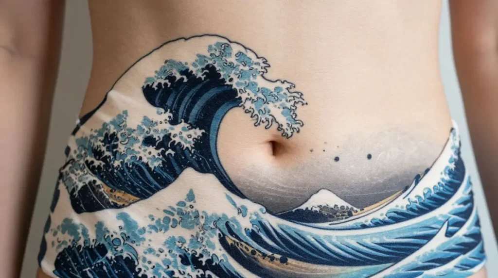 Ocean Wave Hip Wrap