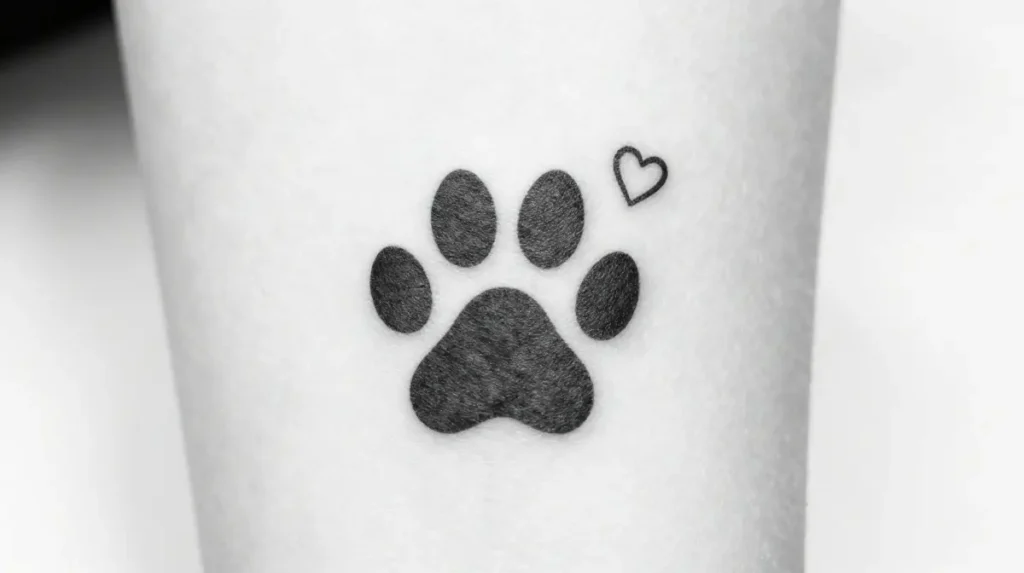 Paw Print Tattoo