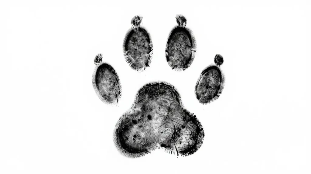 Pet's Actual Paw or Nose Print Tattoo