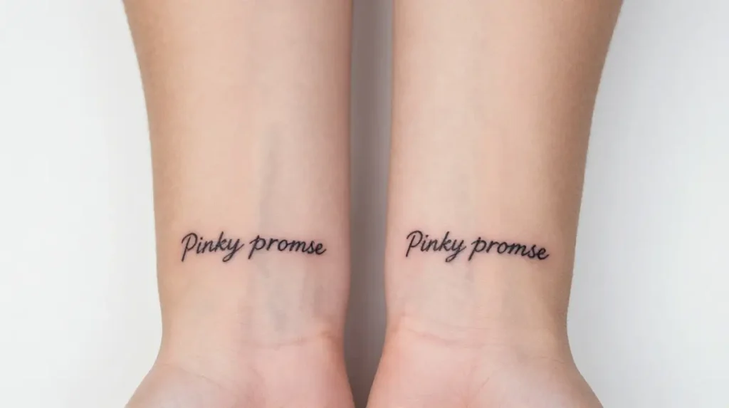 Pinky Promise Sister Tattoos