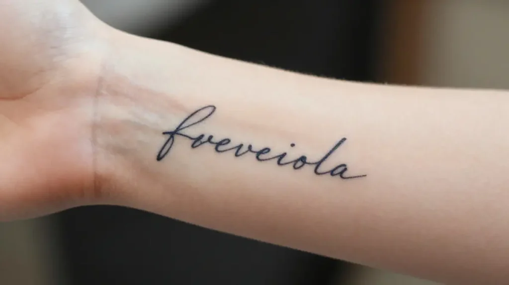 Portrait or Handwriting Tattoo