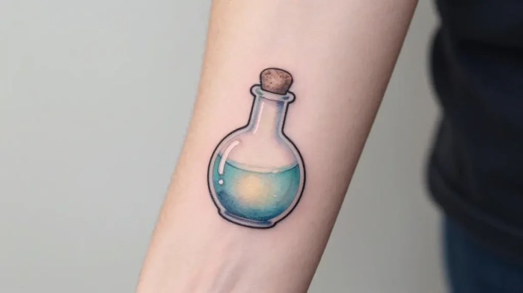 Potion Bottle Tattoo