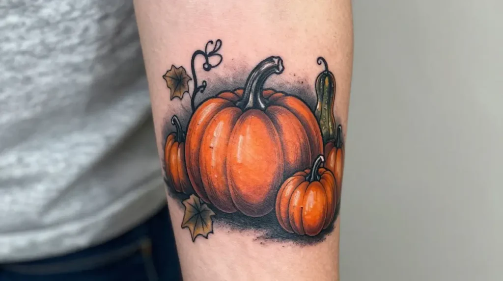 Pumpkin Patch Tattoo