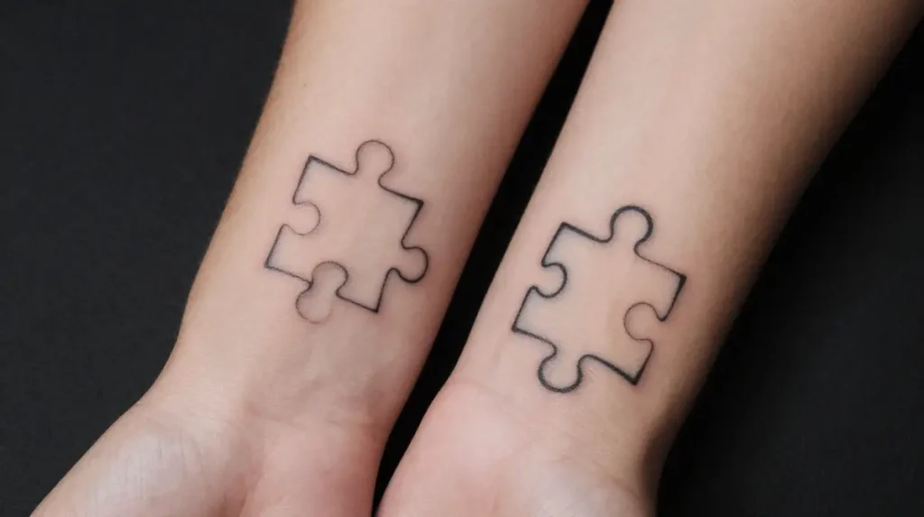 Puzzle Piece Tattoo